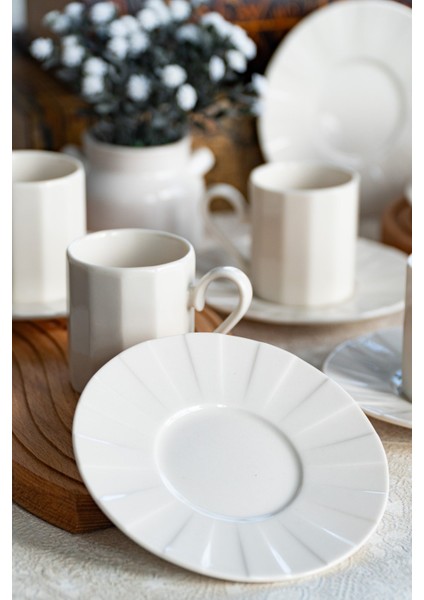 Zümrüt 12 Parça 6 Kişilik Porselen Kahve Fincan Takımı fiyatları