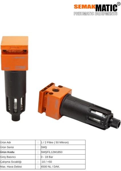 1/2 Filtre 50 Mikron fiyatları