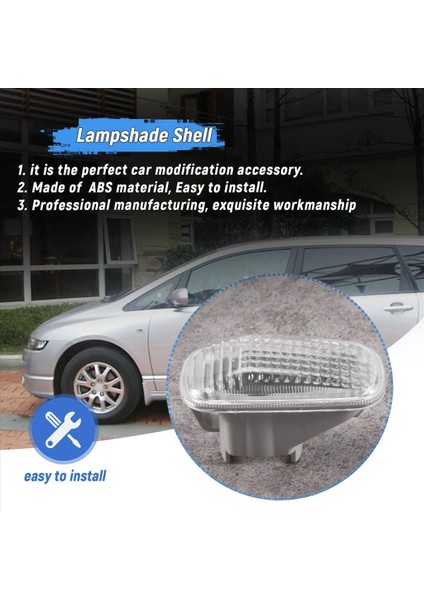 Parça Araba Yan Baffle Dönüş Sinyal Lambası Abajur Kabuğu Kapağı Muhafazası 2002-2005 Modellerine Uygun 34301-S5H-T02 (Yurt Dışından) fırsatları