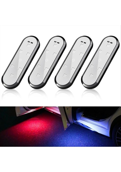 Araba Kapısı Lambası, LED Işıklı Tabela Projektörü, 7 Renkli Hoş Geldiniz Uyarı Eşik Lambası (4 Adet) (Yurt Dışından) fiyatları