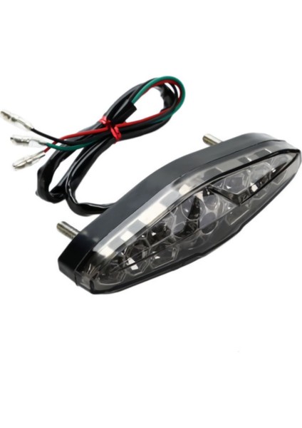 15 LED Kırmızı Işık Frenli Elektrikli Araba Scooter Arka Kuyruk Otomobil Parçaları (Yurt Dışından)