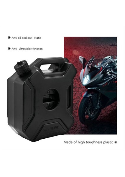 2'li Set 5l Litre Siyah Tank Bidonu Araba Yedek Benzin Yağı Yedek Bidonu - Kilit Anahtarlı Bidon (Yurt Dışından) fiyatları