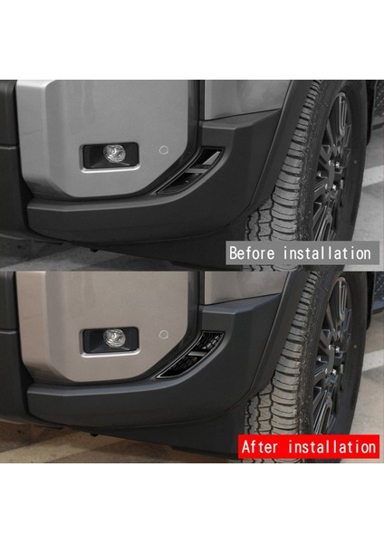 Prado LC250 2024 Parlak Siyah Için Araç Ön Sis Lambası Alt Kapak Izgarası Döşemesi (Yurt Dışından) indirimleri