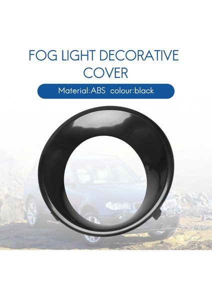 X3 E83 2007-2010 51113423789 51113423790 Için 2 Adet Araba Sis Lambası Kapağı Döşeme Sürüş Izgarası Döşemeleri (Yurt Dışından) indirimleri