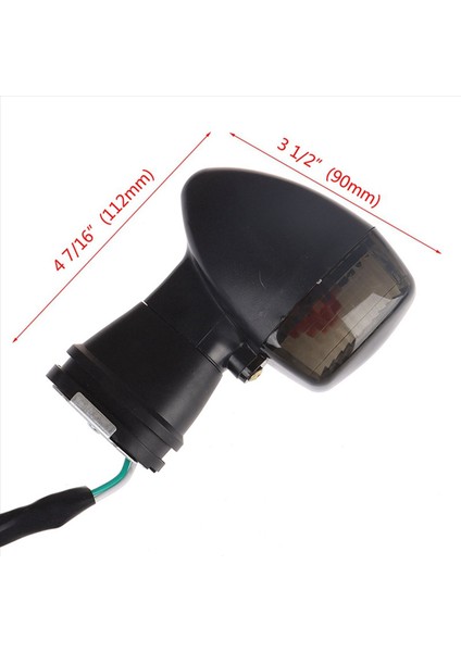 ZX600 -6r ZX9R ZXR400 Kle 250/400/500 ZX7R Sarı Için 2x Dönüş Sinyal Lambası Yan Göstergesi (Yurt Dışından) fırsatları