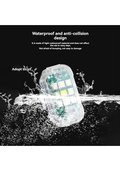 Uzaktan Kumandalı 4 Adet Kablosuz Flaş Işığı, 7 Renk USB Şarj Edilebilir Yüksek Parlaklıkta Araba Için Flaşör (Yurt Dışından) fırsatları