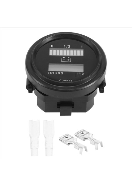 Saat Ölçerli LED Yuvarlak Pil Göstergesi Göstergesi 12/24V 36V 48V 72V Tekne Golf Arabası Kulüp Forklift Için (Yurt Dışından) fiyatları