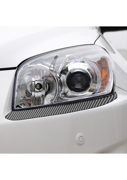 2006-2012 Dış Aksesuarlar Için Karbon Fiber Far Kaşı Göz Kapağı Kapağı Kaplaması (Yurt Dışından) indirimleri