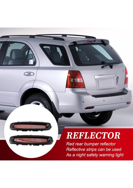 Sorento 2002-2008 2.4l 3.5l Için Araba Arka Tampon Reflektör Lambası 92470-3E050 92480-3E050 (Yurt Dışından) indirimleri