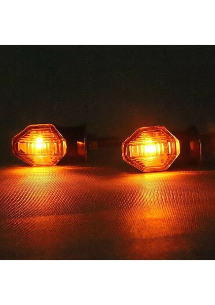 2 Adet Evrensel Dönüş Sinyali Gösterge Lambası Ampulleri Siyah Amber 12V (Yurt Dışından) indirimleri