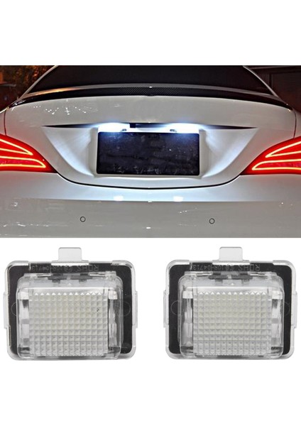 Medes W204 W221 W212 W216 Için 18 Smd LED Araç Plaka Lambası (Yurt Dışından) modelleri