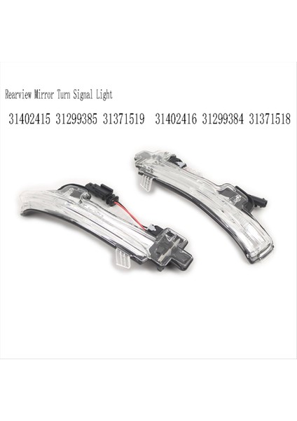 S80 S60L S60 V40 Country 2012-2016 Için Dikiz Aynası Dönüş Sinyal Lambası Yan Sinyal Lambası (Yurt Dışından) modelleri