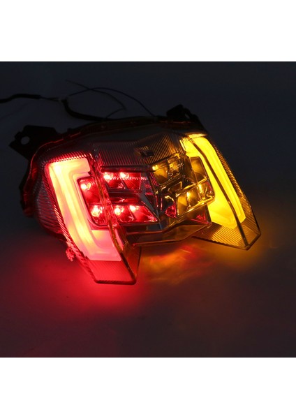 Mt-09 Fz-09 FZ09 MT09 2017-2019 Entegre LED Aksesuarları (Duman) Için Arka Stop Lambası Fren Sinyal Lambaları (Yurt Dışından) indirimleri