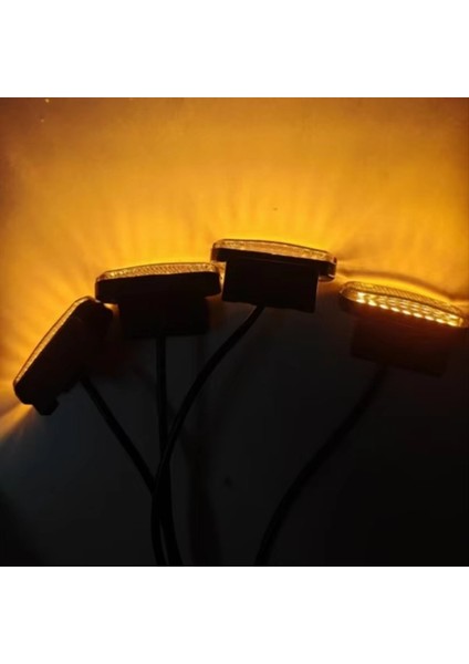 Navara Terra Araç Gündüz Farı Için Pickup Offroad LED Ön Izgara Lambası Sarı (Yurt Dışından) modelleri