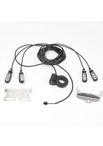 Elektrikli Bisiklet E-Bisiklet Dönüş Sinyali V04 12V Su Geçirmez Kablo LED Yanıp Sönen Dönüşüm Kitleri (Yurt Dışından) fırsatları