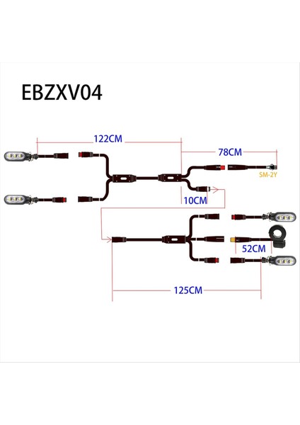 Elektrikli Bisiklet E-Bisiklet Dönüş Sinyali V04 12V Su Geçirmez Kablo LED Yanıp Sönen Dönüşüm Kitleri (Yurt Dışından) indirimleri