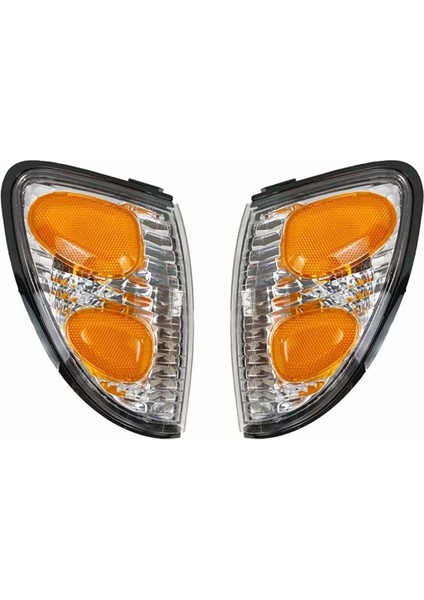 1 Çift Araba Ön Yan Köşe Lambası Dönüş Sinyali Gösterge Lambası Auto Grandtiger Tuv G3 F1 Için (Yurt Dışından) modelleri