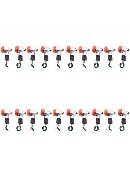 Özel Cruiser Chopper Için Dönüş Sinyalleri - Ön Arka Lambalar (20 Adet) (Yurt Dışından)