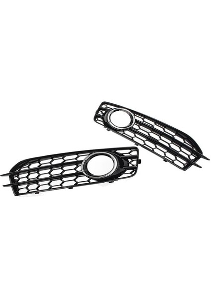 A3 8p 2009-2013 Için Araç Ön Tampon Sis Lambası File Izgarası 8P0807682D Lamba Petek Kapakları (Yurt Dışından)