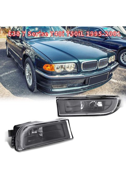 1 Çift Şeffaf Lens Sis Farı Ön Tampon Lambası - E38 7 Serisi 740I 750IL 1995-2001 (Yurt Dışından) fiyatları