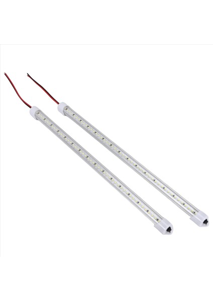 12V Iç Mekan LED Işık Çubuğu 48 LED Şerit Işıklar Anahtar ve Mıknatıslı 6500K Beyaz Araba Van Karavan Abd Fişi (Yurt Dışından)