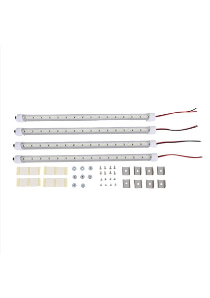 12V Iç Mekan LED Işık Çubuğu 48 LED Şerit Işıklar Anahtar ve Mıknatıslı 6500K Beyaz Araba Van Karavan Abd Fişi (Yurt Dışından) fiyatları