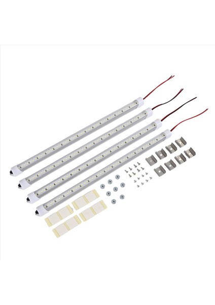 12V Iç Mekan LED Işık Çubuğu 48 LED Şerit Işıklar Anahtar ve Mıknatıslı 6500K Beyaz Araba Van Karavan Abd Fişi (Yurt Dışından) modelleri