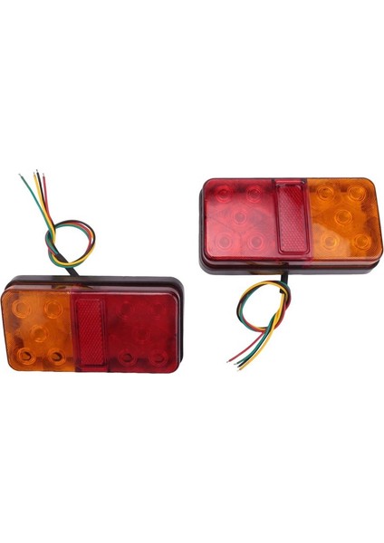 2 Adet Araba LED Römork Arka Lambası 12V-80V Kamyon Yanı 10 LED Dönüş Sinyali Tekne Pikap Karavan Utv Için (Yurt Dışından) fiyatları