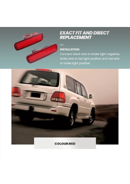 100/CYGNUS LX470 Için LED Arka Tampon Reflektörlü Fren Lambası Arka Lambası (Yurt Dışından) indirimleri