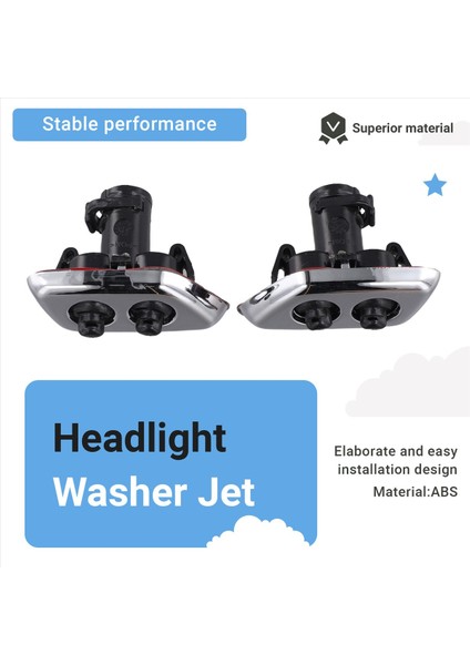 Adet Far Lambası Ön Cam Yıkama Nozulu Jet DA805833AA 300 C 2005 2006 2007 Için Uygundur (Yurt Dışından) indirimleri