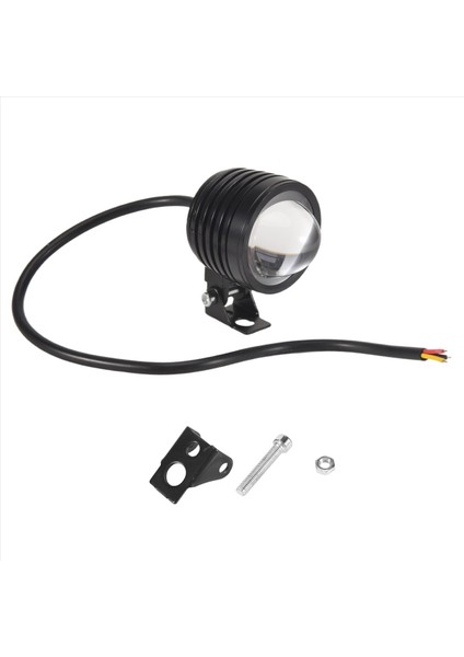 3 Inç Far 30W 6000LM Balık Gözü LED Motosiklet Işığı Sürüş Sis Farları Beyaz+ (Yurt Dışından) fiyatları