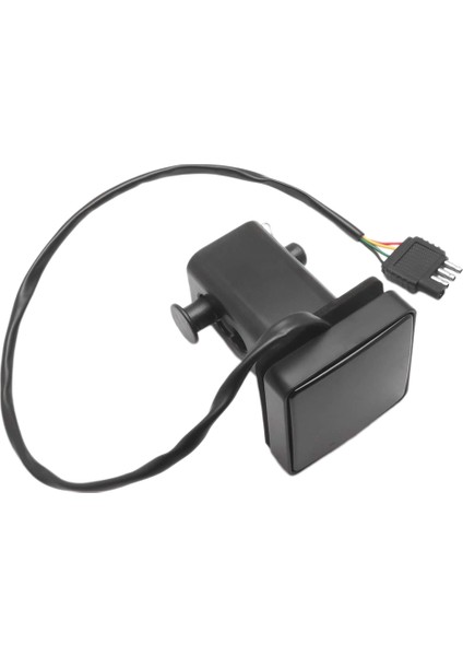 2 Inç Füme 15 LED Fren Lambası Gündüz Farı Römork Bağlantı Kapağı Pin 12V ile Çekme ve Taşımaya Uygun (Yurt Dışından)