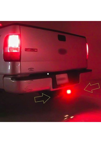 2 Inç Füme 15 LED Fren Lambası Gündüz Farı Römork Bağlantı Kapağı Pin 12V ile Çekme ve Taşımaya Uygun (Yurt Dışından) fırsatları