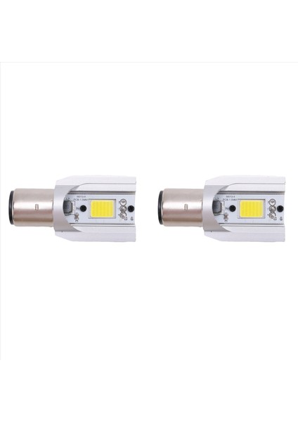 2x H6 BA20D Far, BA20D PX15D LED Ampul, Scooter Aksesuarları (Yurt Dışından)
