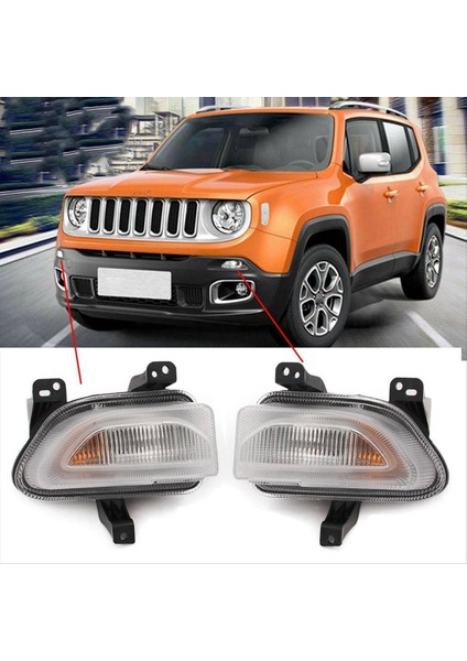 Liberty 68256431AA 68256432AA Için Otomotiv Gündüz Farları Ön Çubuk Farlar (Yurt Dışından)