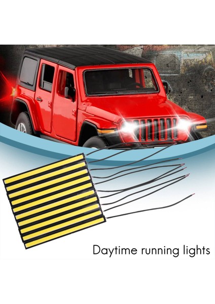 10X 12V Su Geçirmez Gündüz Farı LED Şerit Işık Çubukları Kamp Karavan Tekne Araba Cob-Beyaz (Yurt Dışından) indirimleri