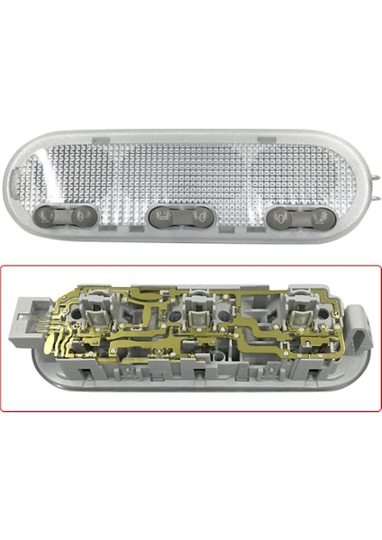 Sunny Micra/march Araçlar Için 3 Düğmeli Araç Içi Tavan Okuma Lambası (Yurt Dışından) indirimleri