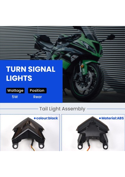 Z800 2013, 2014, 2015, 2016 Için LED Arka Stop Lambası Dönüş Sinyali Işıkları Arka Fren Durdurma Cafe Racer Lambası (Yurt Dışından) indirimleri