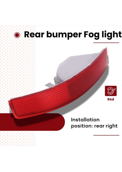XC90 2007-2014 Arka Tampon Lambası Ampulsüz Sağ Reflektör Sis Lambası 31111185 (Yurt Dışından) fırsatları
