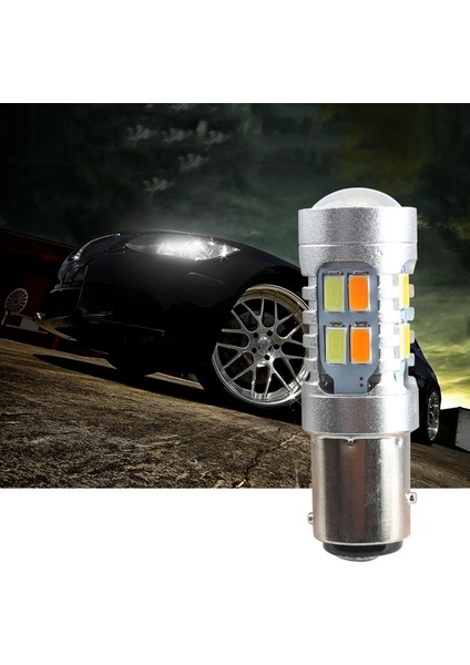 1157 BAY15D 5630 5730 20 Smd Beyaz Amber Katlanır LED Ampul Sinyal Lambası 12V (Yurt Dışından) indirimleri
