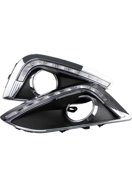 IX35 2010-2013 Için Sis Lambası Delikli Köşe Sinyal Grubu ile 1 Çift Gündüz Farı (Yurt Dışından)