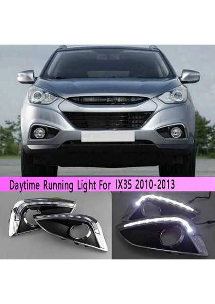 IX35 2010-2013 Için Sis Lambası Delikli Köşe Sinyal Grubu ile 1 Çift Gündüz Farı (Yurt Dışından) fiyatları