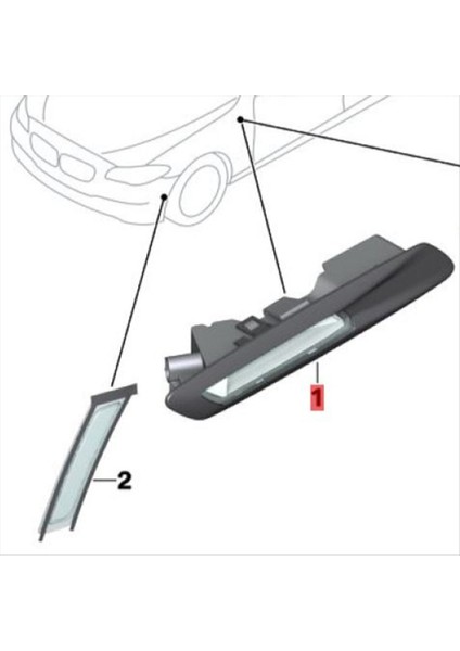 5 Serisi F10 F11 F18 2011-2013 Için Araç Yan Sinyal Lambası 63137154169 63137154170 Yardımcı Dönüş Sinyal Lambaları (Yurt Dışından) fiyatları