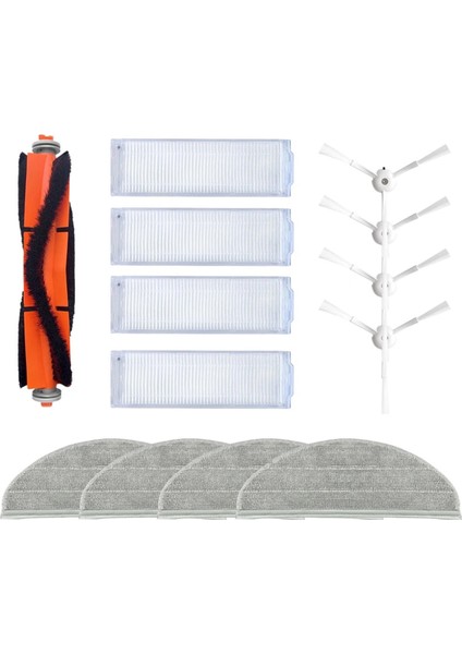 Viomi V3 V3 VXVC25 / Mjstp / Redroad G10 Robot Vakum Ana Yan Fırça Hepa Filtre Mop Pad Yedek Parçalar Aksesuarları (Yurt Dışından)
