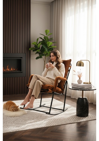 Harpy Prime Collection | Ergonomik Sallanır Sandalye & Dinlenme Koltuğu | Metal Gövde | Modern & Dayanıklı Tasarım