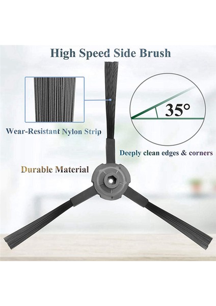 8pcs Ilıfe A6 A8 620 X623 Vakum Robot Temizleyici Parçaları Değiştirme Aksesuarları (Yurt Dışından) indirimleri