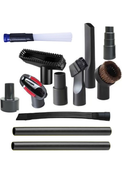 12PCS Evrensel Vakum Ataşmanları 1-1/4inch Elektrikli Süpürgeler Fırça Uzatma Asası Nozul Çatlak Aracı Islak Kuru (Yurt Dışından)