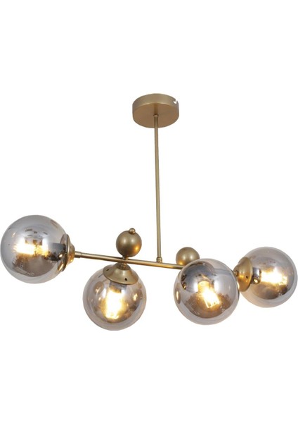 Tuana 4 Lü Eskitme Avize Füme Camlı Yatak Odası Mutfak Salon Hol Koridor Avize fırsatları