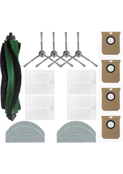 Roller Yan Fırça Filtresi Mop Toz Torbası Conga 7490 Ultimate GENESIS/7490 Ultimate Home Genesis Yedek Parçalar Aksesuarları (Yurt Dışından)