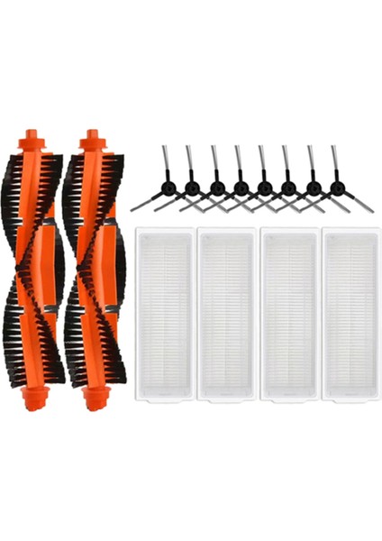 Xiaomi Mi Robot Vakum-Mop Pro STYTJ02YM 2s 3c Viomi V2 V3 Se Conga 3490 3690 Ana Yan Fırça Hepa Filtresi (Yurt Dışından)